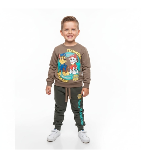 חליפה פוטר בנים 2-8 מפרץ ההרפתקאות (חום)