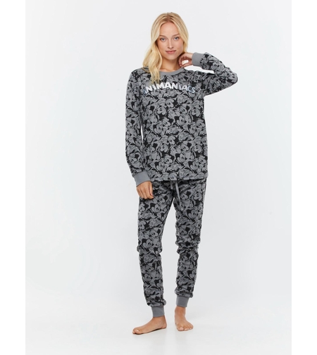 פיג'מה פוטר INTIMA נשים S-XL אנימניאקס אפור