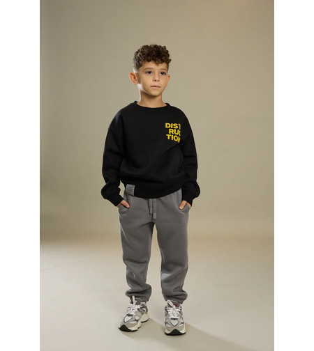 חליפה פוטר טאם טאם 2-8 בנים (שחור/שמנת/ירוק)