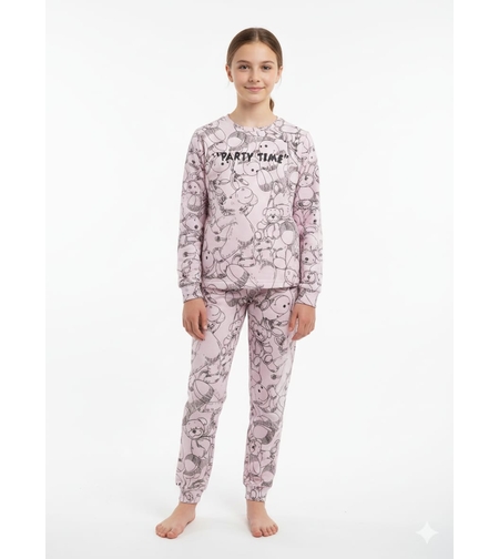 פיג'מה פוטר מדוגמת 14-18 בנות