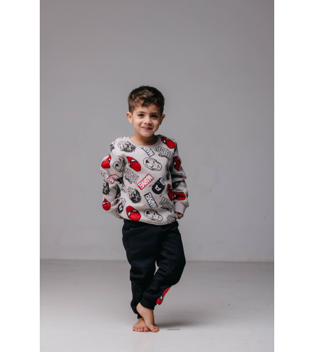 חליפה פוטר DELTA בנים (2-8) מארוול אפור