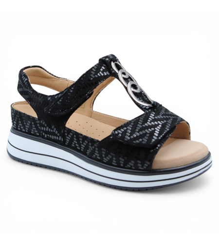 G Comfort S-664 סנדל נוחות אנטומי לנשים - עור רך ורצועות סקוטש