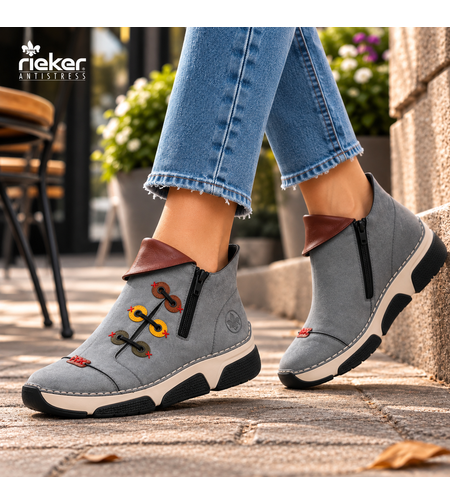 מגפון נוחות לנשים עם מדרס נשלף RIEKER שירי 45983-14