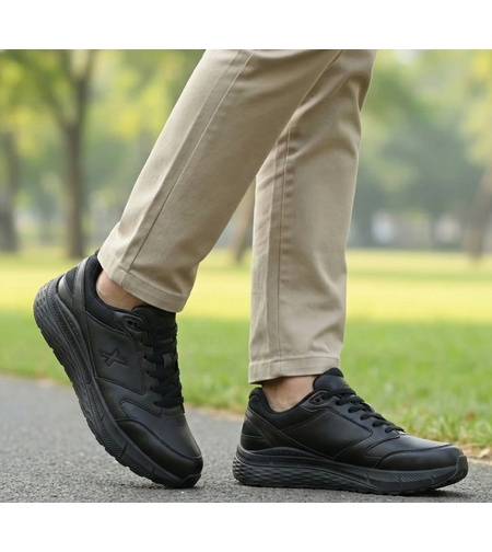 Xelero נעלי הליכה Steadfast Walker Men’s שחור עור X58300