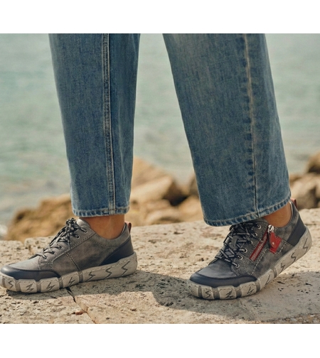 סניקרס נוחות Rieker דגם L0302-14 עד מידה 42