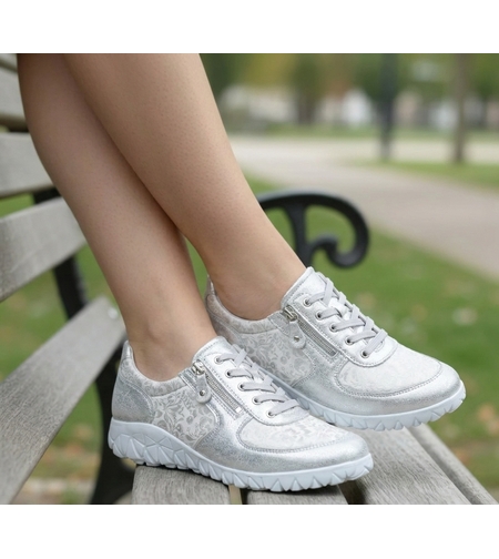 Waldläufer H89001 - דגם Havy - סניקרס אורטופדיות לנשים עד מידה 43 לבן