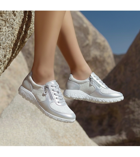 Waldläufer H89001 - דגם Havy - סניקרס אורטופדיות לנשים עד מידה 43 לבן