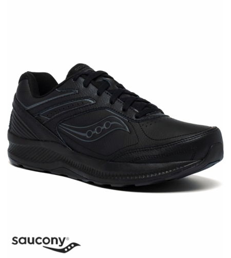 Sauconyגבר עור שחור ECHELON WALKER 3 XWIDE