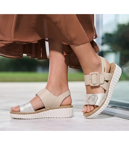 סנדלי נשים Rieker דגם 69260-60 – אלגנטיות קלה עם נוחות לכל היום