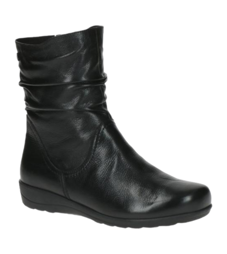 CAPRICE מגף עור נוחות בשילוב רוכסן 926406