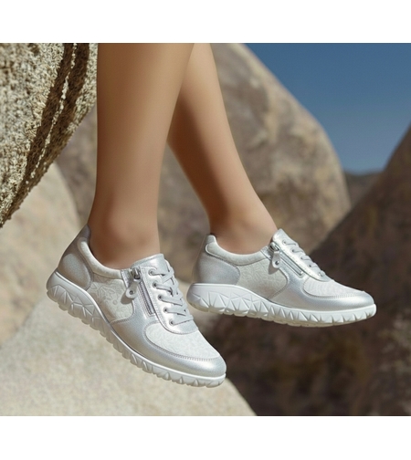 Waldläufer H89001 - דגם Havy - סניקרס אורטופדיות לנשים עד מידה 43 לבן