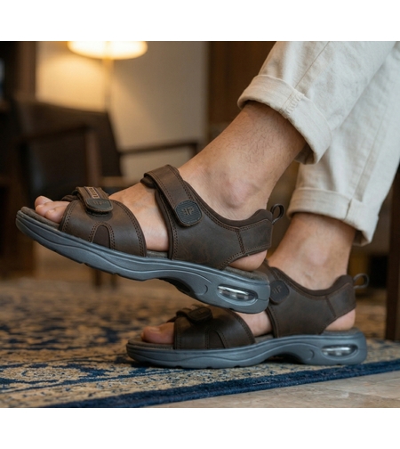 Hush Puppies סנדל סקוטש 444025 חום