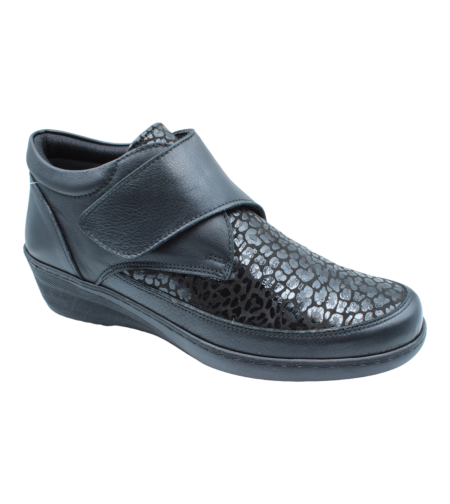 Fly Foot נעל 3/4 לנשים בסגירת סקוטש שילוב לייקרה 60666