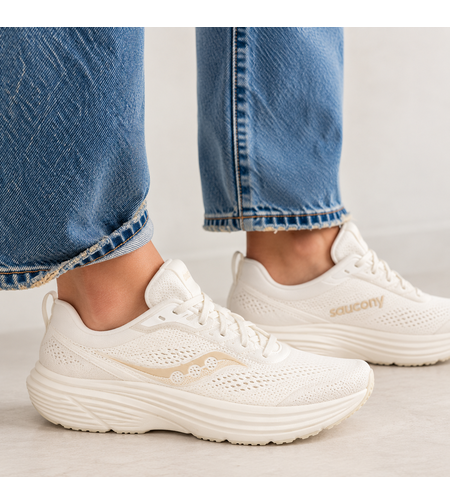 נעלי ריצה והליכה לנשים Saucony Cohesion 19 - שנהב