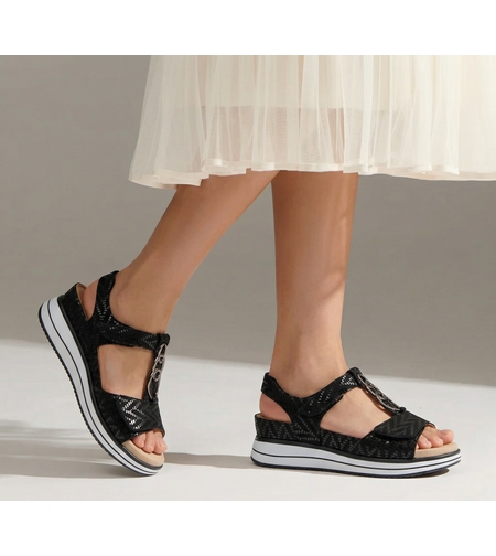 G Comfort S-664 סנדל נוחות אנטומי לנשים - עור רך ורצועות סקוטש