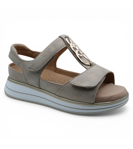 G Comfort S-664 סנדל נוחות אנטומי לנשים - עור רך ורצועות סקוטש - Copy 0