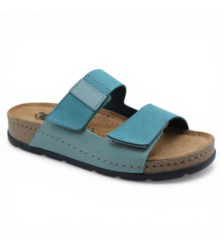 SOFTFLEX כפכף נוחות לנשים 2 סקוטשים 2627 רוקי טורקיז