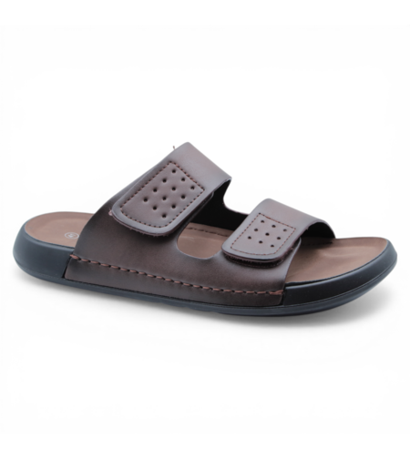 פוליפלקס כפכף גבר אורטופדי רפידה תומכת 45740 - חום