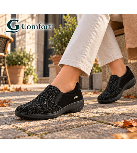 G COMFORT נעל סירה לרגל רחבה לנשים P-9519