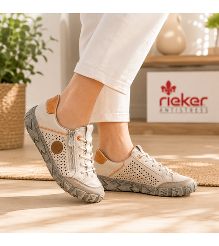 סניקרס נוחות Rieker לנשים דגם L0335-61