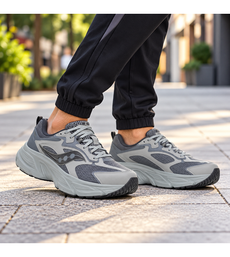 Saucony Procyon Max - נעלי ריצה והליכה לגברים עם ריפוד מקסימלי