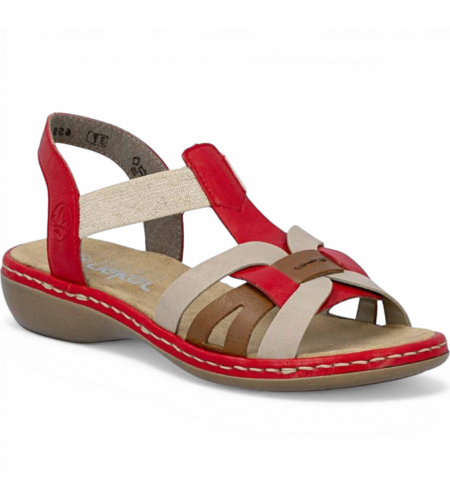 סנדל נוחות Rieker לירי 65918-33 אדום