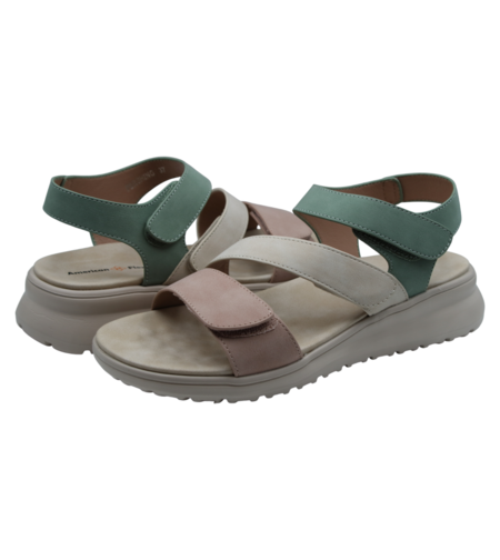 Americn Flex סנדל נוחות אנטומי לנשים 53423 סיגלית פודרה