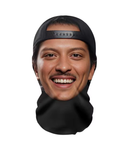 מסיכה 3D של ברונו מארס – BRUNO MARS