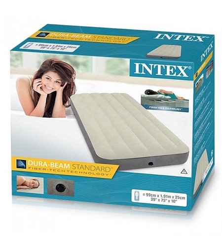 מזרון מתנפח ליחיד INTEX DURA-BEAM דגם 64101