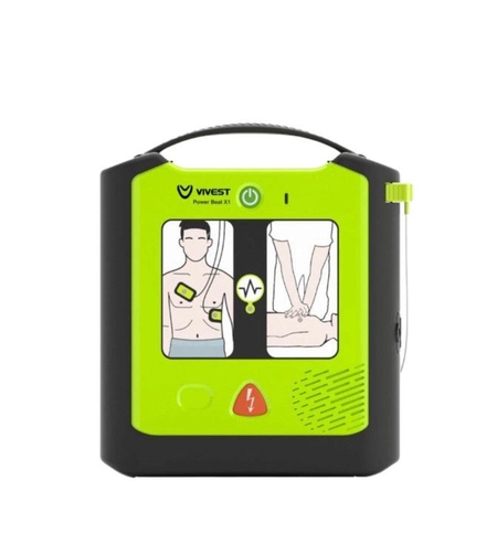 דפיברילטור PowerBeat ViVest 1X AED – דובר עברית