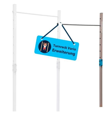 בר התעמלות אופקי כפול HUDORA – מתקן מתח כפול לחצר