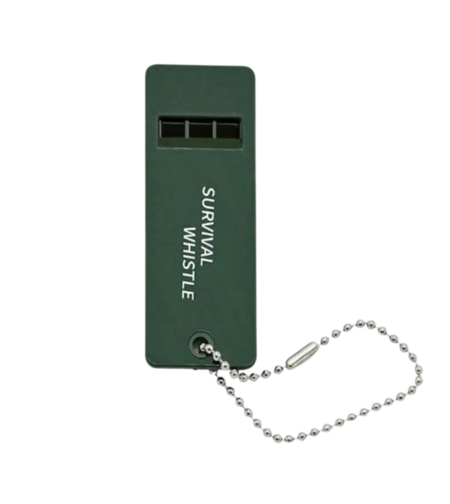 משרוקית הישרדות SOS חזקה עם שרשרת – עד 120dB