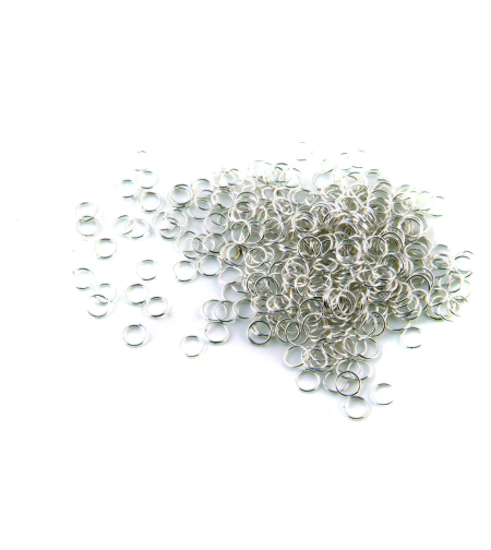 טבעות מיני כסף שרשרת