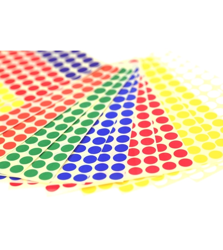 מדבקות עגולות צבעוניות 32 דפים