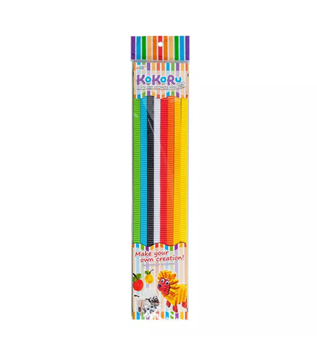 רצועות קרטון גלי צבעוני