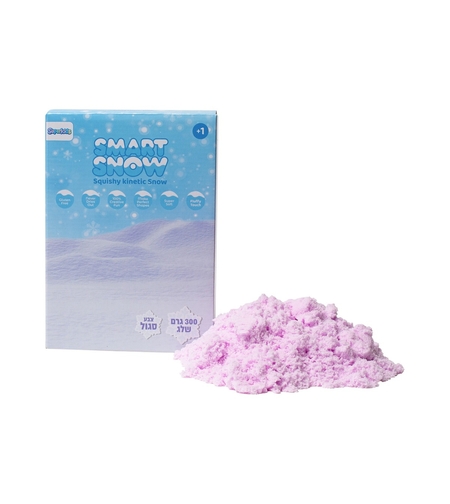 Smart Snow – בצק שלג סנסורי אריזת 300 גרם- סגול