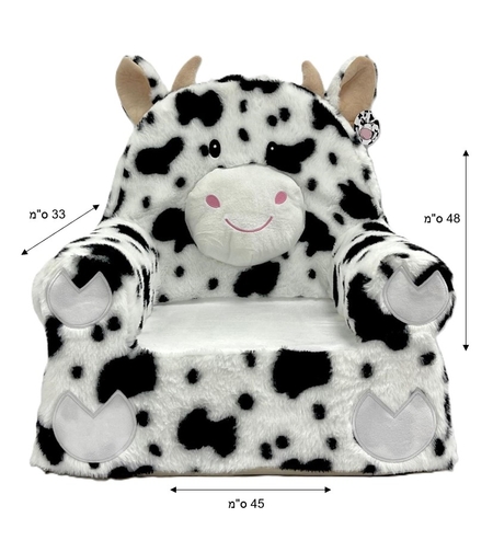 ספה לילדים בצורת פרה