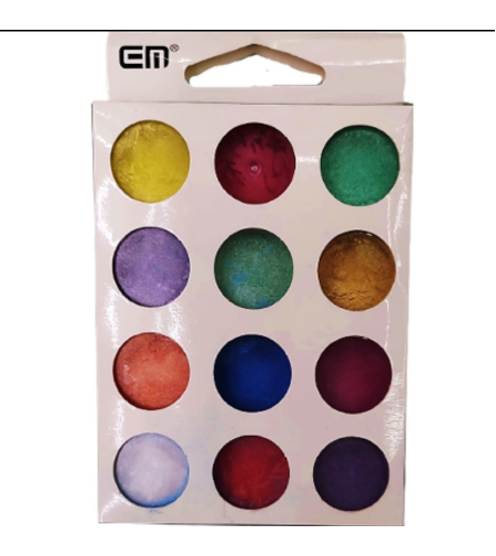 איפור ציפורניים נצנצים 12 גוונים