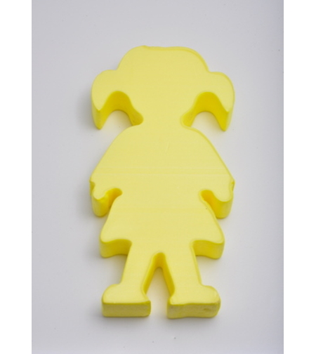 זוג מוקצף ילדה