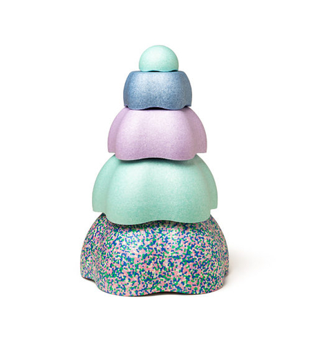 אבני דריכה לילדים סט 5 חלקים כחול