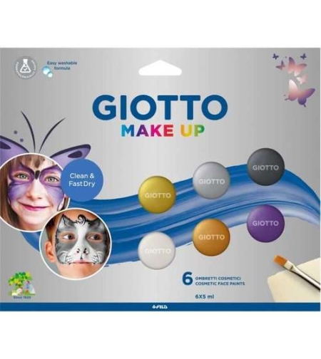 צבעי איפור GIOTTO סט 6 טבליות 5 מ