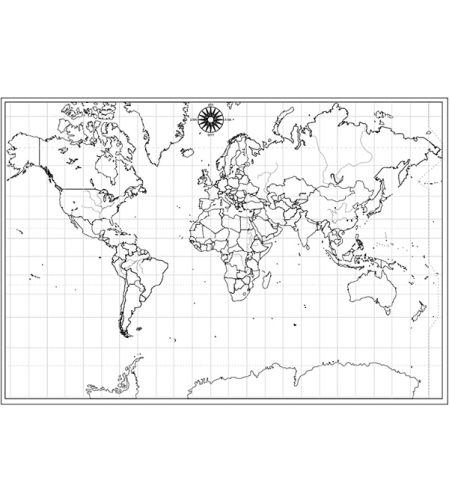 מפת עולם אילמת