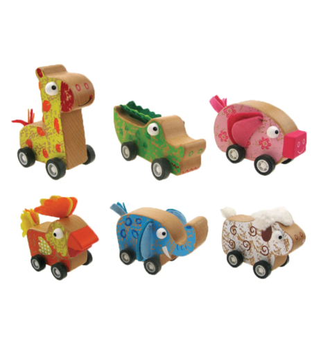 מכונית חיות מעץ