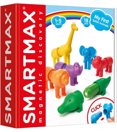 סמארטמקס חיות ספארי 18 חלקים