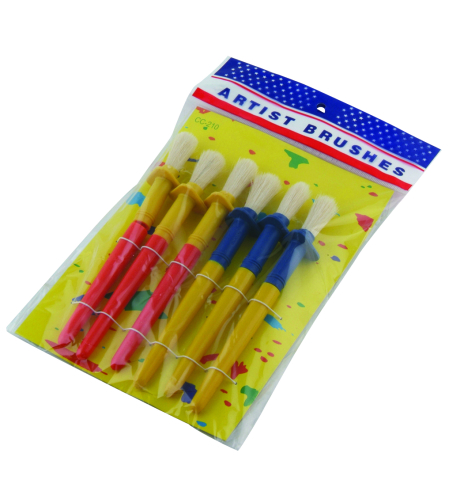 מכחול מעצור 6 יחידות בשקית