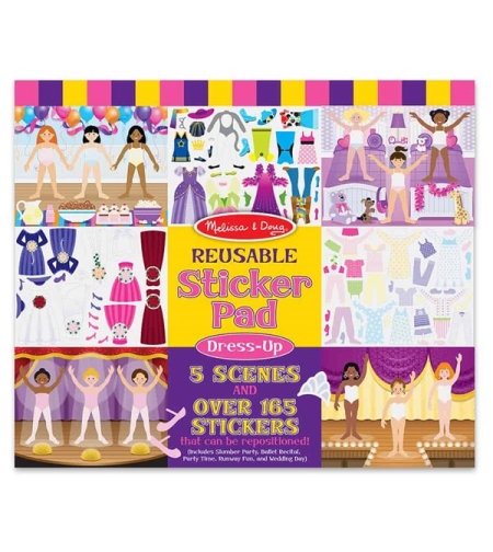 מליסה ודאג חוברת מדבקות הלבשה