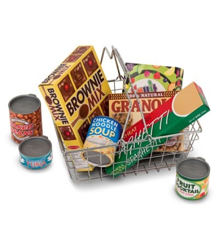 סל מכולת עם אוכל מבית מליסה ודאג