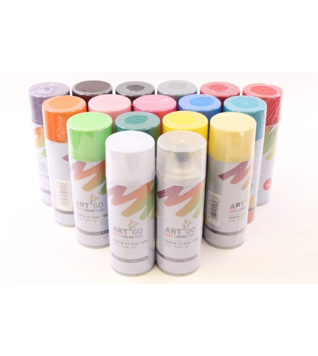 ארט טו גו ספריי צבע צבעים שונים