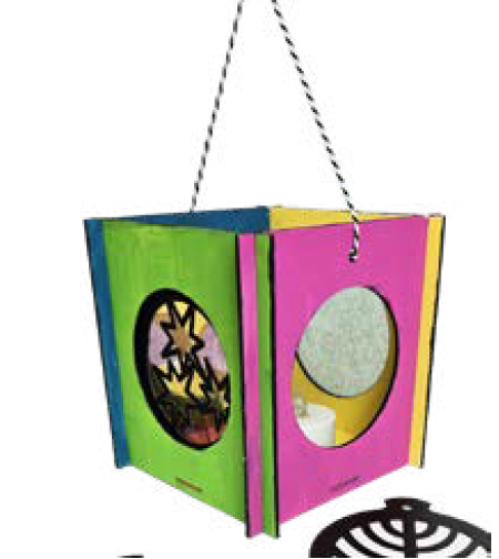 ערכה ליצירת עששית עץ לחנוכה