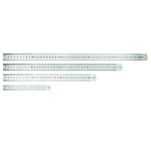 סרגל מתכת באורכים שונים